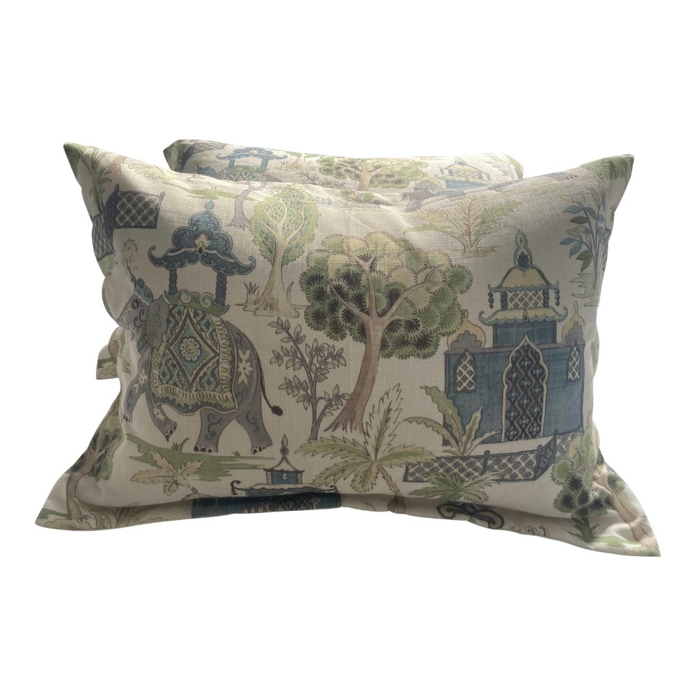 Chinoiserie Custom Standard Shams